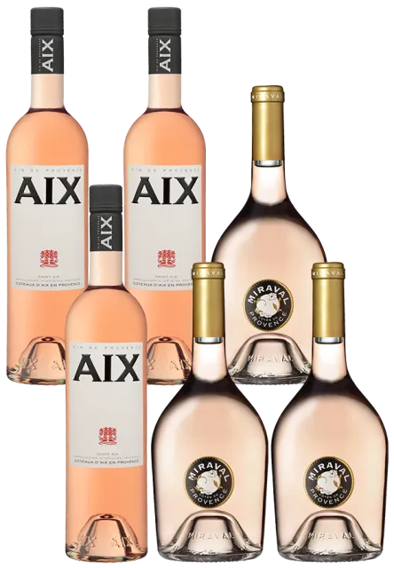 6er-Paket Spitzen-Rosé - Weinpakete aus Frankreich