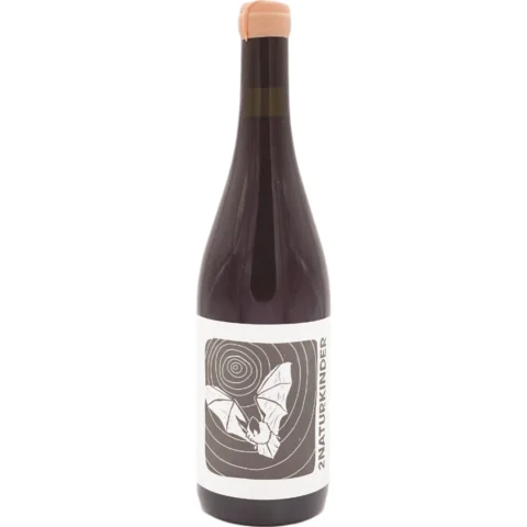 2Naturkinder Fledermaus Rot Bio, Trocken, Deutscher Landwein Main, Franken, 2023, Rotwein