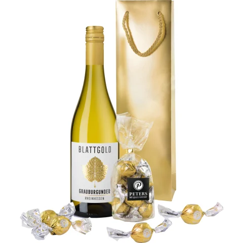 Goldener Glanz, Grauburgunder mit edlen Trüffeln, Präsente