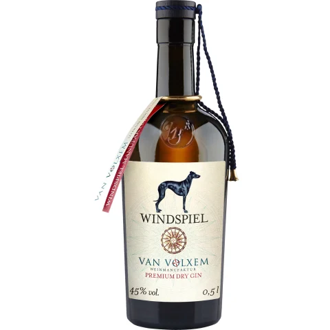 Windspiel & Van Volxem Dry Gin, 45 % vol. 0,5 L, Spirituosen