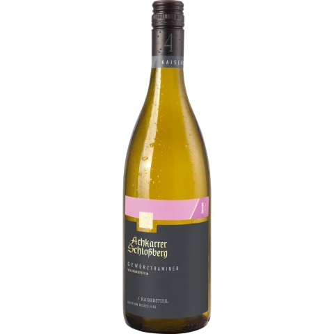 Achkarrer Schlossberg Gewürztraminer Spätlese, Lieblich, Baden, Baden, 2022, Weißwein