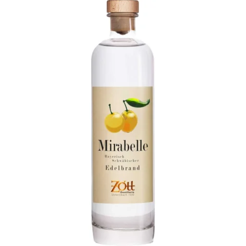 Zott Mirabelle Destillat, Deutschland, 0,5 L, 40% Vol., Spirituosen