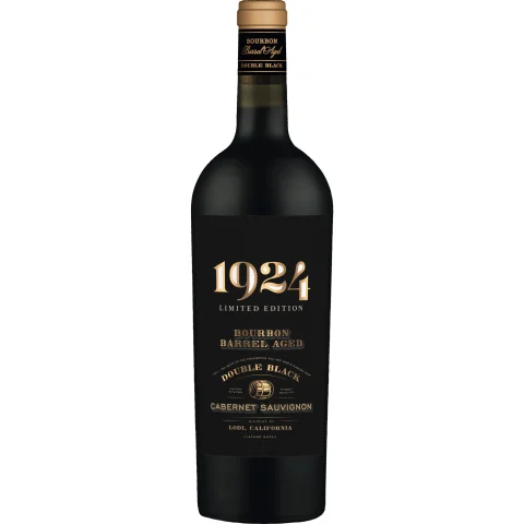 1924 Double Black Bourbon Barrel Aged, Cabernet Sauvignon, Limited Edition, Lodi, Kalifornien, 2023, Rotwein
