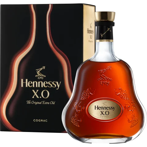 Cognac Hennessy XO, Cognac AOP, 0,7 L, 40% Vol., Geschenketui, Spirituosen