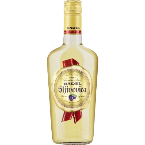 Badel Sljivovica, 0,5 L, 40% Vol., Spirituosen