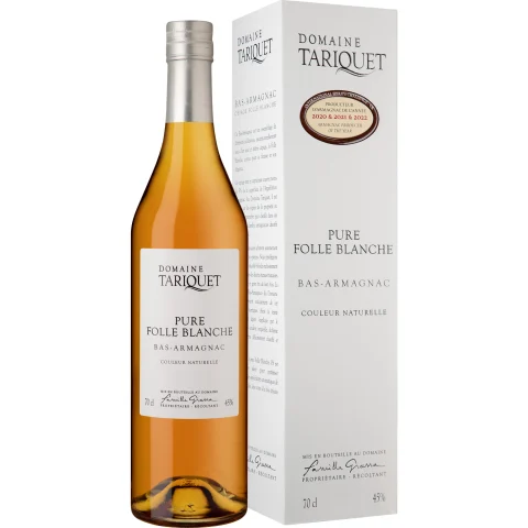 Armagnac Domaine Tariquet Pure Folle Blanche VS, Armagnac AC, 0,7 L, 45% Vol., in Etui, Spirituosen