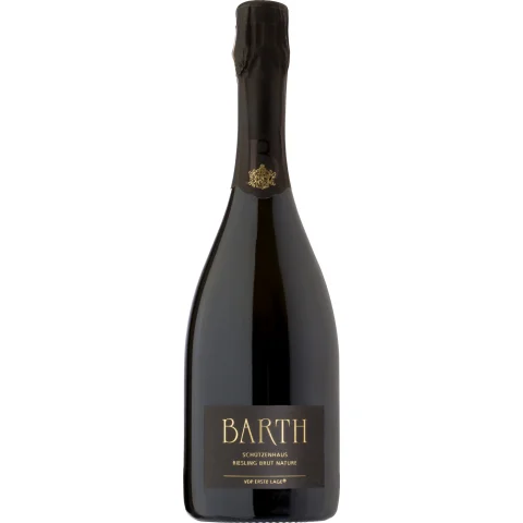 Barth Schützenhaus Riesling Brut Nature Bio, Brut Natur, Deutscher Sekt, Rheingau, 2019, Schaumwein