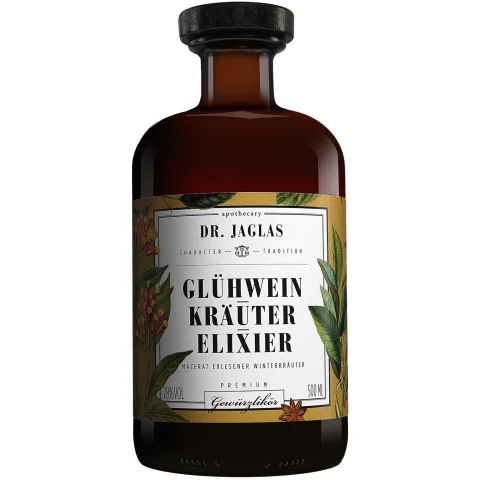Dr. Jaglas Glühwein-Kräuter-Elixier 0.5L 28% Vol. aus Deutschland
