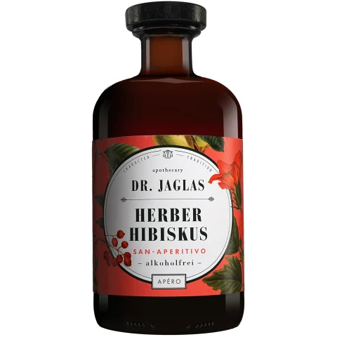 Dr. Jaglas Herber Hibiskus alkoholfrei - 0,5 L. 0.5L aus Deutschland