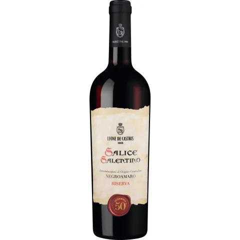 50° Vendemmia Rosso Riserva, Salice Salentino DOC, Apulien, 2021, Rotwein