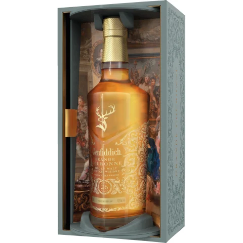 Glenfiddich 26Y Grande Couronne Single Malt Whisky, 0,7L, 43,8% Vol., Schottland, Spirituosen