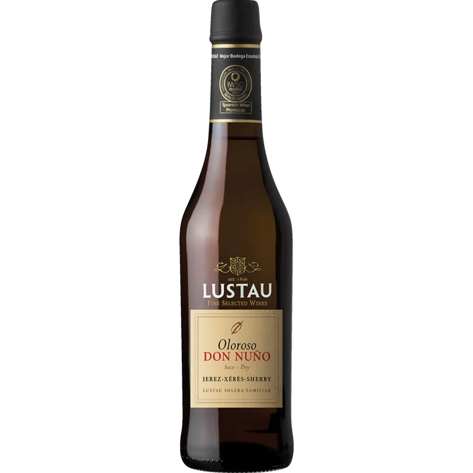 Lustau Don Nuño Oloroso Sherry, Jerez-Xérès-Sherry DO, 0,375 L, Andalusien, Spirituosen