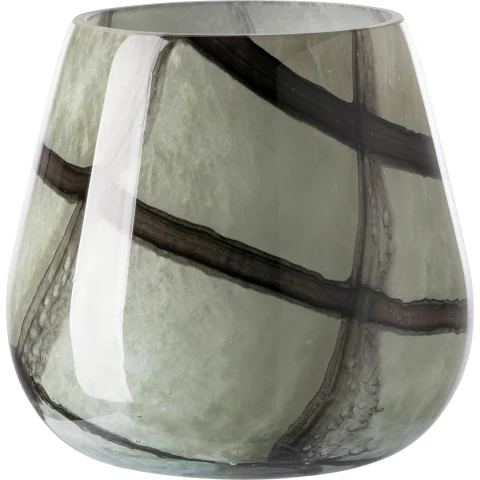 Glasvase/Windlicht Marly, Mehrfarbig, H 17 cm, B 18,5 cm, Accessoires