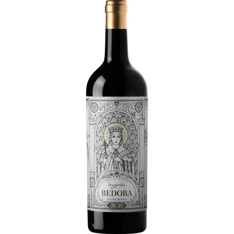 Bedoba Saperavi, Halbtrocken, Georgien, Kakheti, 2023, Rotwein