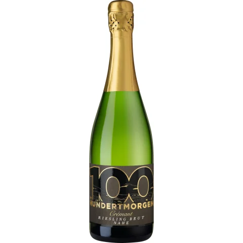 100 by Hundertmorgen Riesling Crémant, Brut, Nahe, Nahe, 2022, Schaumwein
