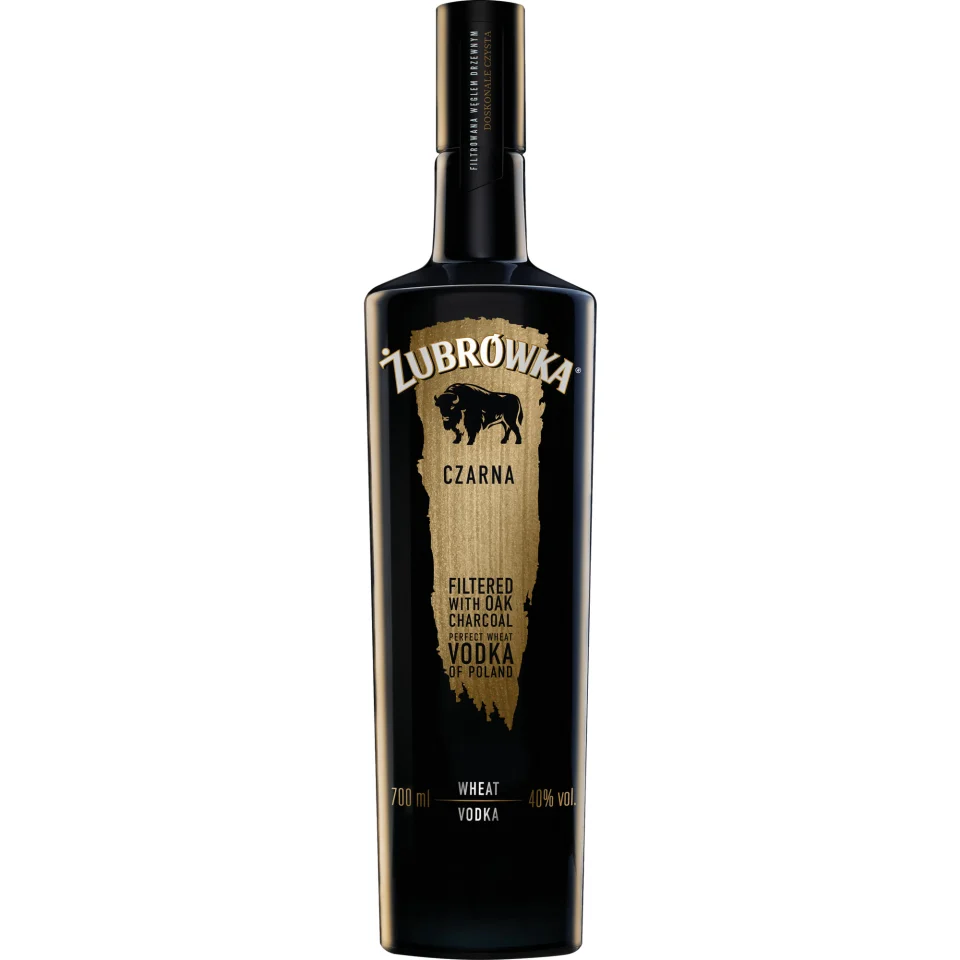 Zubrowka Czarna Wodka, 0,7L, 40%, Spirituosen