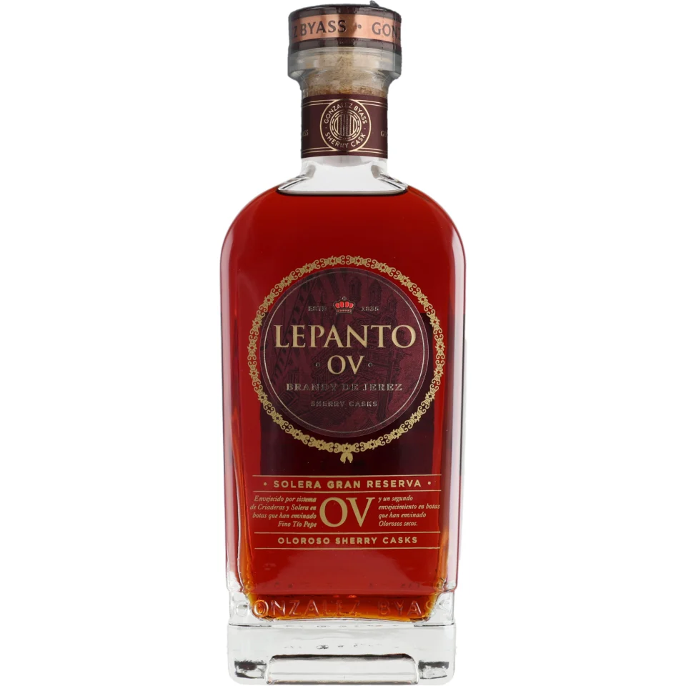 Brandy »Lepanto Oloroso Viejo« - 0,7 L. 0.7L 36% Vol. Brandy aus Spanien