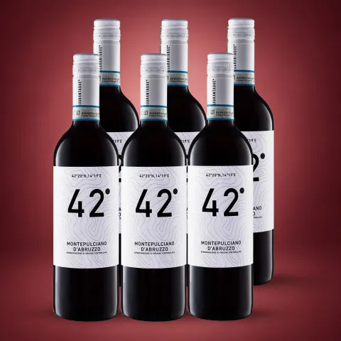 Quarantadue - by Cantina Tollo Montepulciano d'Abruzzo 6er Vorratspaket