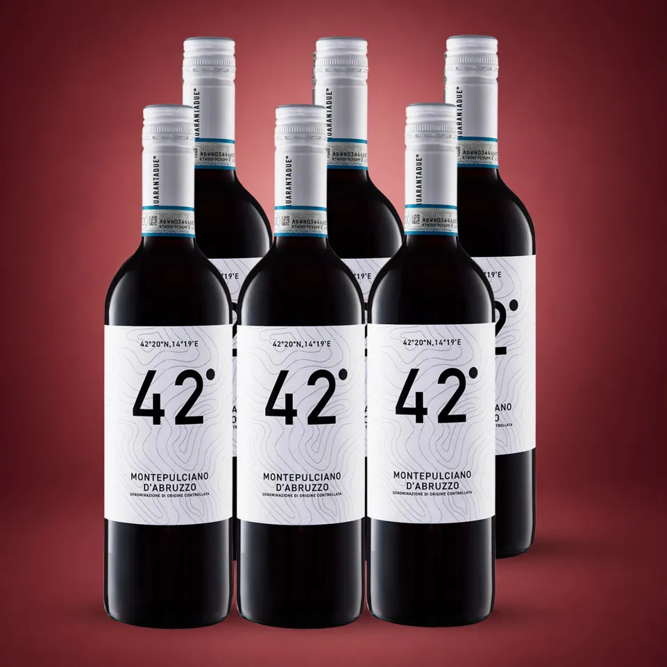 Quarantadue - by Cantina Tollo Montepulciano d'Abruzzo 6er Vorratspaket