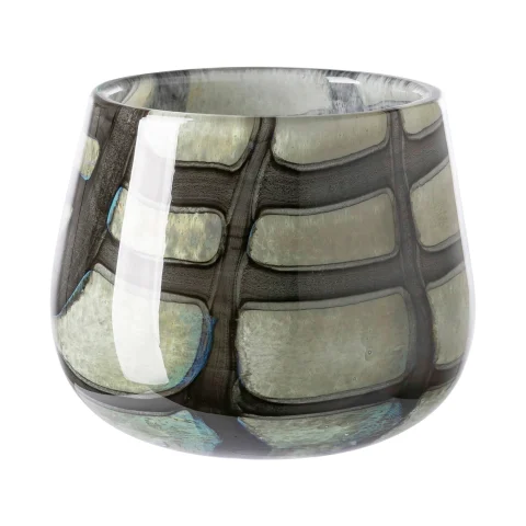 Glasvase/Windlicht Marly, Mehrfarbig, H 11 cm, B 13,5 cm, Accessoires