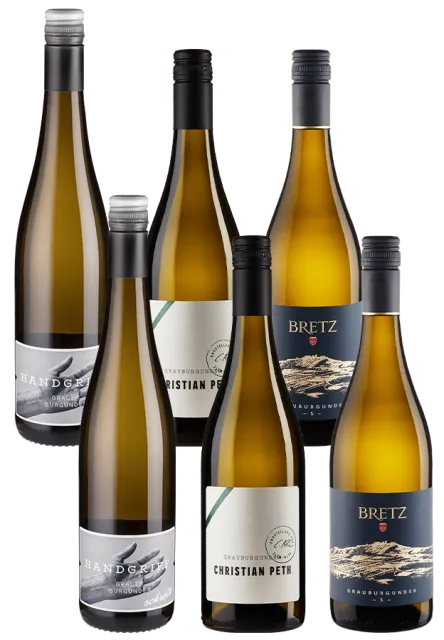 6er-Paket Grauburgunder Selektion - Weinpakete aus Deutschland