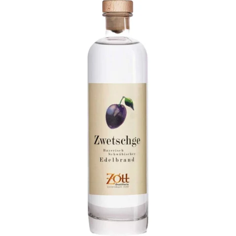 Zott Zwetschge Destillat, Deutschland, 0,5 L, 40% Vol., Spirituosen