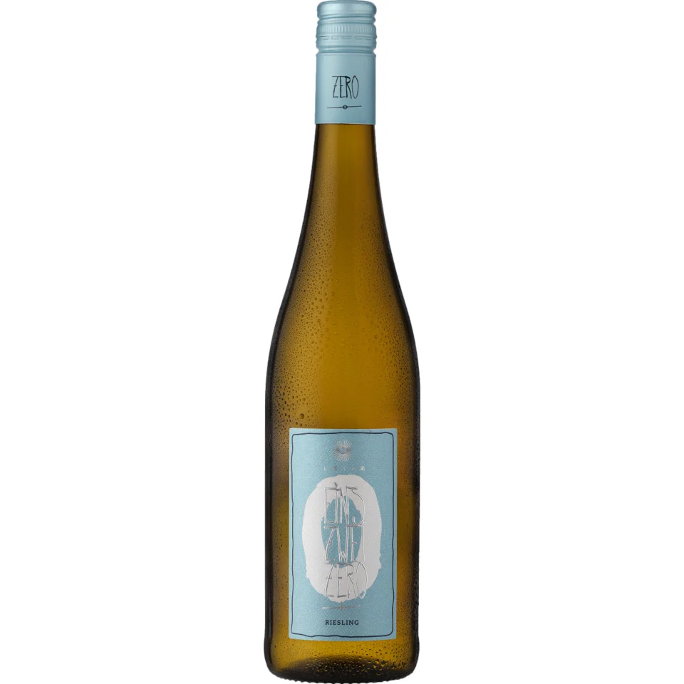 Leitz Eins Zwei Zero Riesling, Alkoholfreier Wein, Rheingau, Food