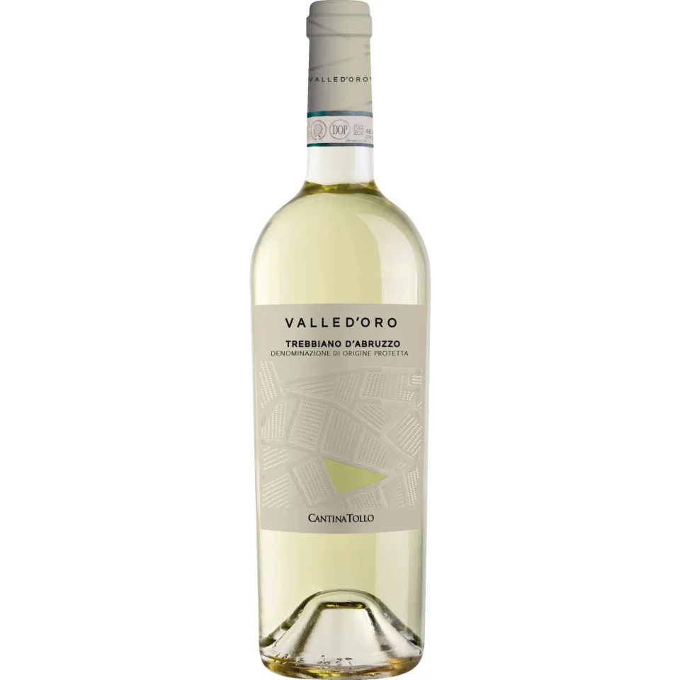 Valle d'Oro Trebbiano, Trebbiano d'Abruzzo DOP, Abruzzen, 2025, Weißwein