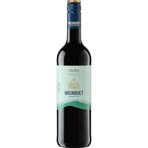 Weinbiet Merlot, Trocken, Pfalz, Pfalz, 2024, Rotwein