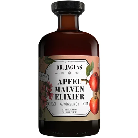 Dr. Jaglas Apfel-Malven-Elexier - 0,5 L. 0.5L 25% Vol. aus Deutschland