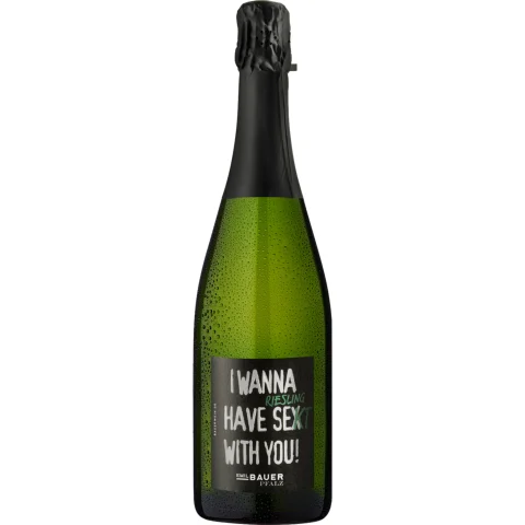 Bauer Sekt Riesling No Sex, Brut, Pfalz, Pfalz, 2022, Schaumwein