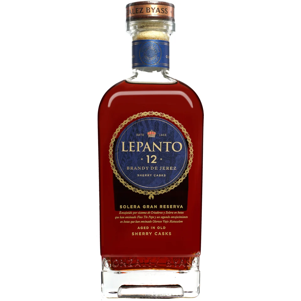 Brandy González Byass »Lepanto« Solera Gran Reserva - 0,7 L. 0.7L 36% Vol. Brandy aus Spanien