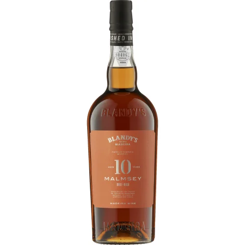 Blandy's 10 Years Old Malmsey Rich, Madeira DOC, 19 % Vol., 0,75 L, Madeira, Likörwein