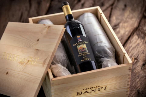 Banfi Poggio all´Oro Brunello di Montalcino Riserva DOCG 2016 - 6 Flaschen in Original Holzkiste